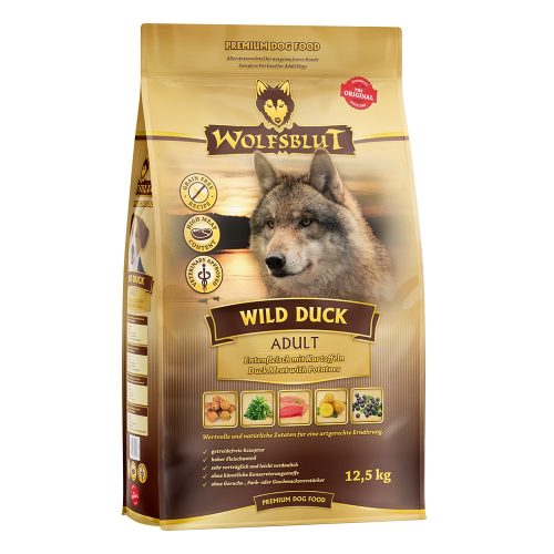 Wolfsblut, WOLFSBLUT Trockenfutter Hund Adult Wild Duck 12.5 kg