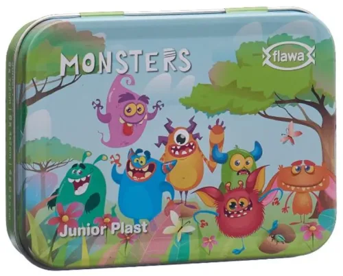 Flawa Junior Plast Monsters Box (20 Stk)