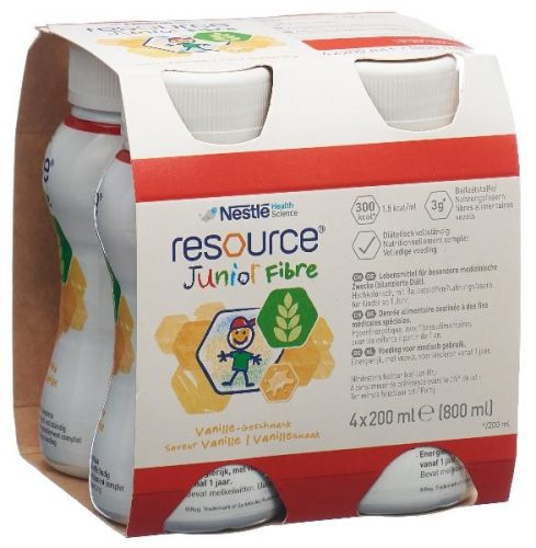 resource Junior Fibre Vanille (4x200 ml)
