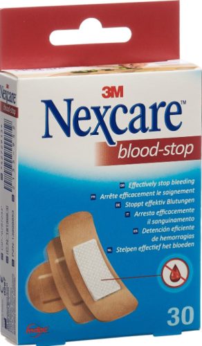 3M Nexcare blood-stop Pflaster, 3 Grössen (30 Stk)