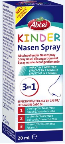 Abtei, Abtei Kinder Nasen Spray Abschwellendes Nasenspray