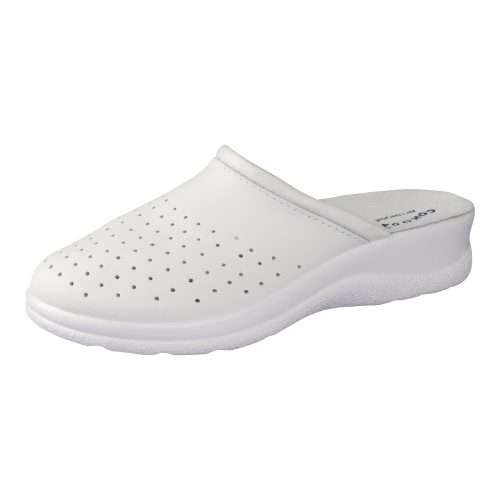 wonderwalk Pantolette mit Leder für Damen, Größe: 39, weiß
