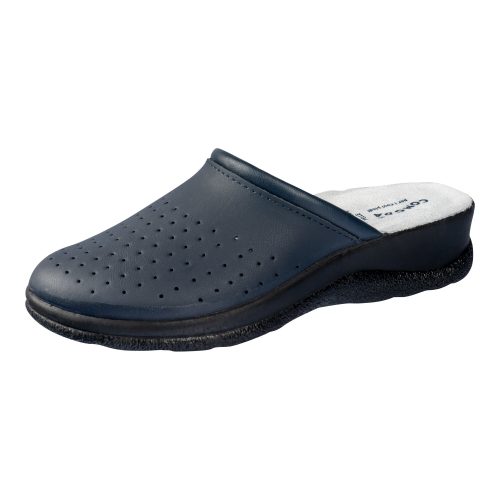 wonderwalk Pantolette mit Leder für Damen, Größe: 38, blau