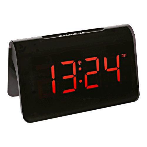 TFA Dostmann, TFA Dostmann 60.2543.05 Funk Wecker Schwarz Alarmzeiten 1 Großes Display
