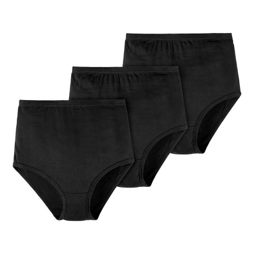 Baumwoll-Taillenslip, Größe: XL, schwarz