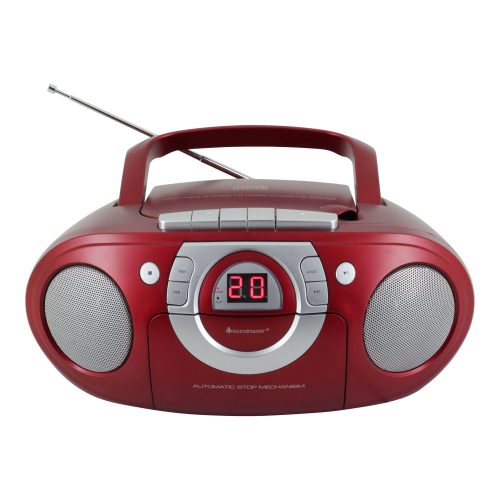 soundmaster, Soundmaster CD-Radiorecorder "SCD5100RO Rot" ( FM-Tuner )