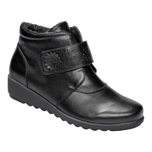 wonderwalk ?Wärme-Klettstiefelette ?Beatrice?, Größe: 37, schwarz