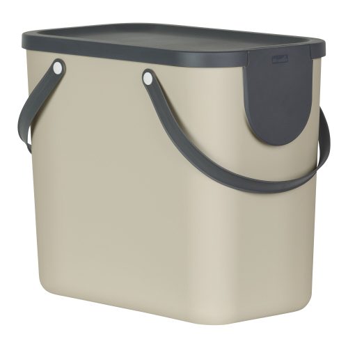 Rotho, ROTHO Recyclingbox Albula 25lt 1024907422 Cappuccino 180x332x180mm