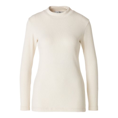 Damen-Pullover, gerippt, Größe: S, creme