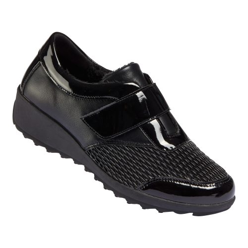 wonderwalk, wonderwalk Wärmeklettschuh "Stretch", Größe: 41, schwarz