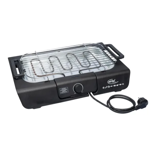 Elta, Elektrischer Tischgrill, schwarz, 2000 Watt