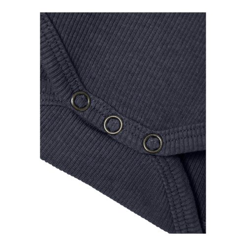 Henley-Body langarm Rippqualität