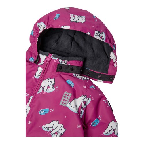 Schneeoverall mit abnehmbarer Kapuze LWJeri Eisbären
