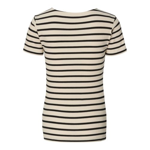 Umstands- und Still-T-Shirt Sanson Rippqualität Ringel