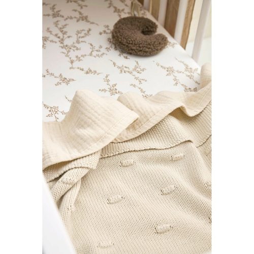 Babydecke Knots gestrickt 75x100 cm 1.0 TOG