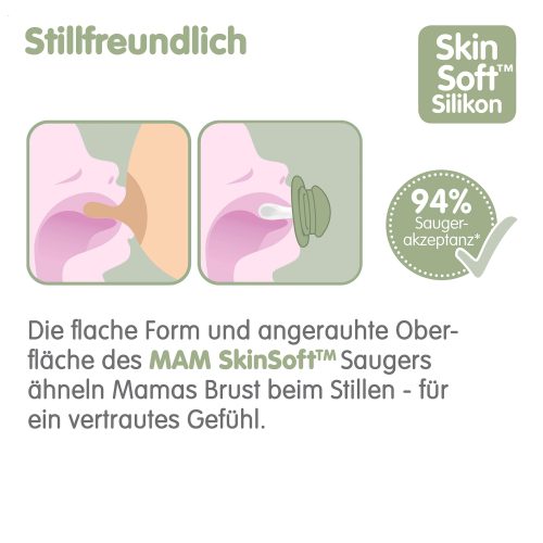 2er-Pack Schnuller Original Silikon, 0-6M
