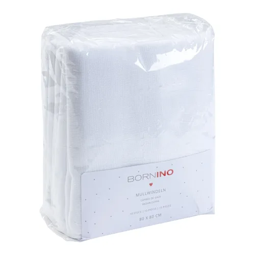 10er-Pack Mullwindeln 80x80 cm