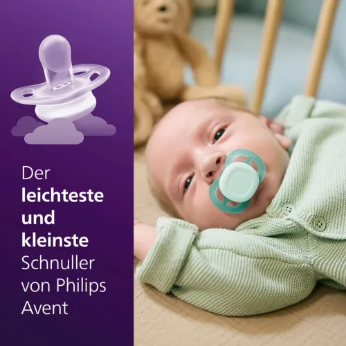 PHILIPS AVENT, Philips Avent Ultra Start Schnuller 0-6 Monate, Grün/Blau