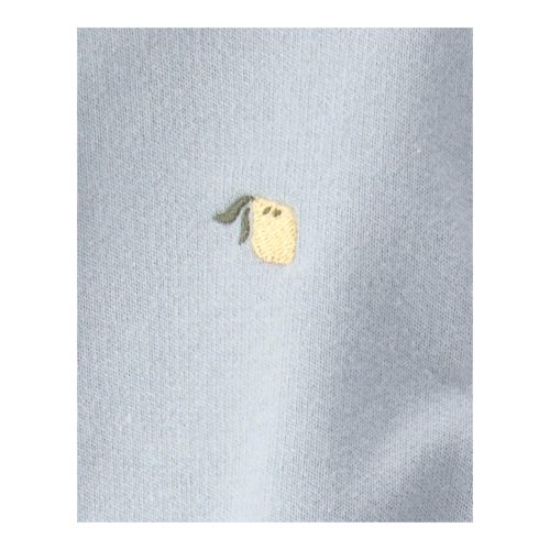 3-tlg. Set T-Shirt, Sweatjacke und Shorts Zitrone