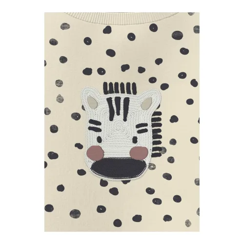 Sweatshirt Zebra Punkte