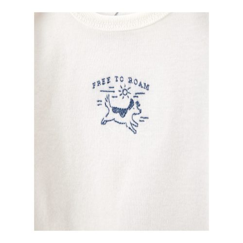 3-tlg. Set Body kurzarm, Body langarm und Jogginghose Tiere Ringel