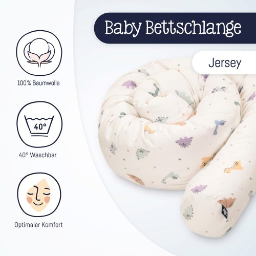 Bettschlange Jersey 180 cm