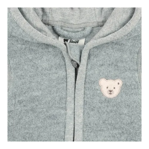 Wollwalk-Overall mit Kapuze