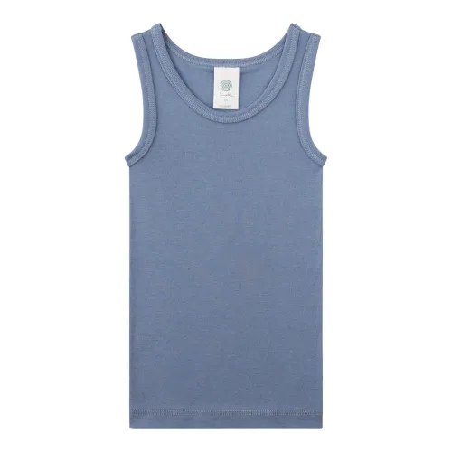 Sanetta 2er-Pack Unterhemden Baustelle blau/bunt