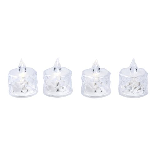 viva domo, LED-Teelichter ?Diamond?, 4 Stück