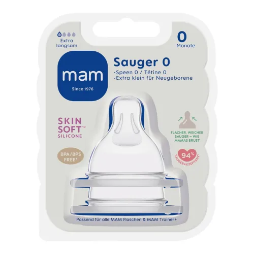 2er-Pack Trinksauger Gr. 0 ab 0M