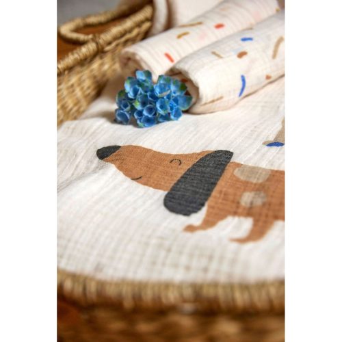 3er-Pack Mullwindeln 80x80 cm