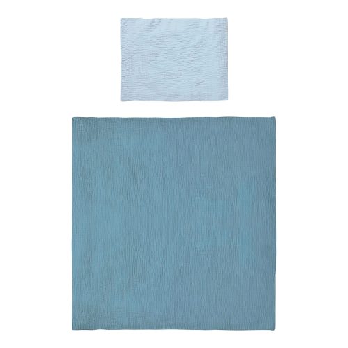 Wende-Bettwäsche Musselin 35x40/80x80 cm