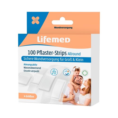 Lifemed, Pflaster-Strips, 100 Stück
