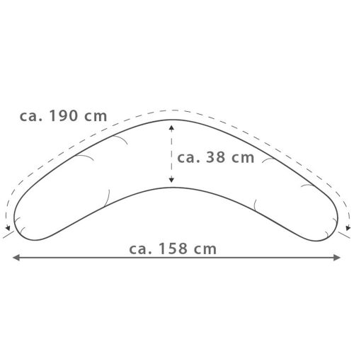 Stillkissenbezug Bamboo Collection 190 cm