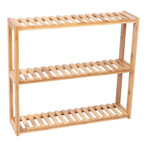 Casaria®, Wandregal Bambus 54x60x15cm