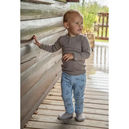 Henley-Shirt langarm Wolle/Seide