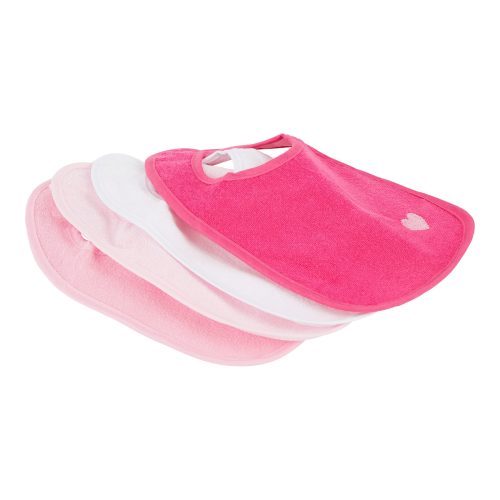bieco Klettlätzchen Girls, 4er Set - bunt