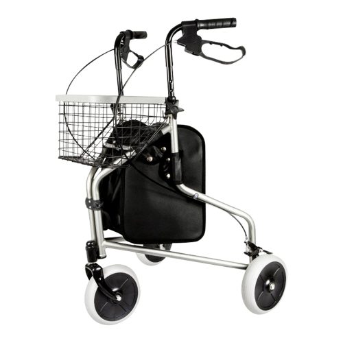 Antar, Dreirad Rollator Aluminium mit Korb, Tasche und Tablett - AT51029