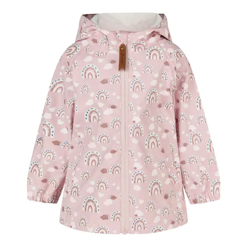 Regenjacke mit Kapuze Regenbögen Farbwechsel