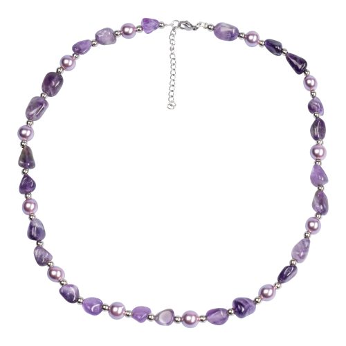 Schmuck Design BY EMMA, Perlen-Halskette "Amethyst"