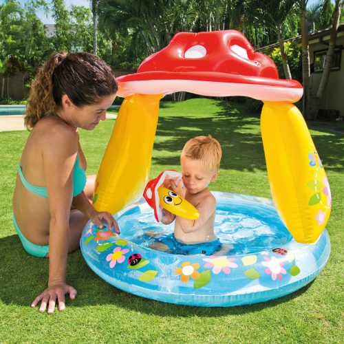 Baby-Pool Mushroom mit Verdeck