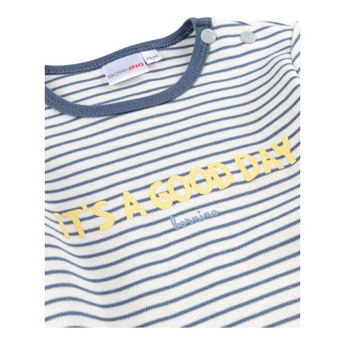 Shirt langarm Ringel It´s a good day