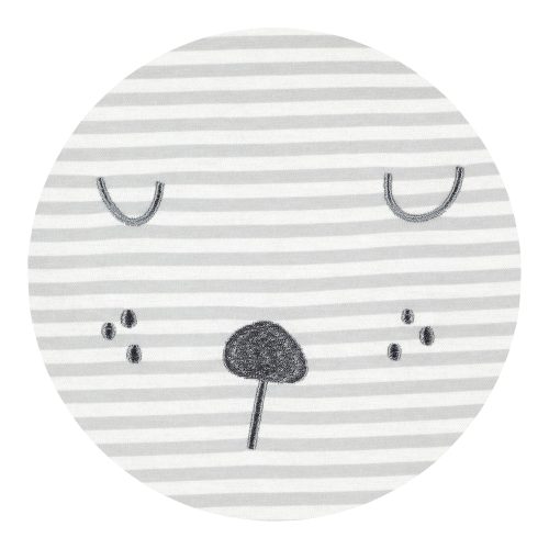Alvi® Schlafsack BABY-MÄXCHEN® - FACES in hellgrau in Gr. 68/74