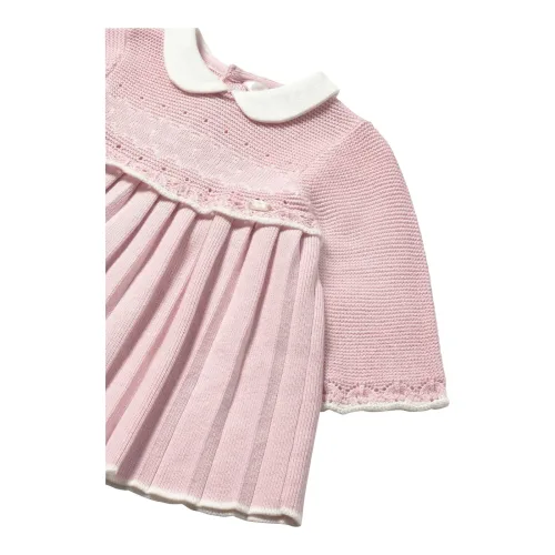 Strickkleid langarm mit Bubikragen