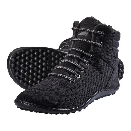 Leguano, Leguano Barfussschuh "KOSMO", Bequemschuh, Schnürboots mit einzigartiger Halbkugel-Laufsohle
