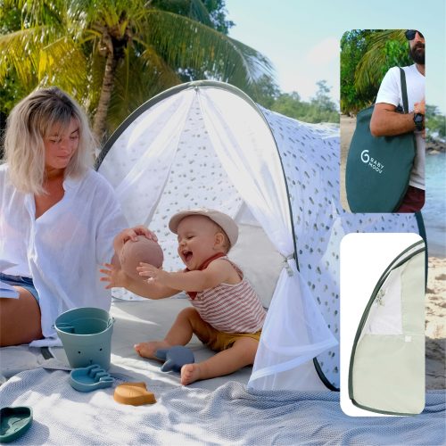 Strandmuschel Provence mit UV-Schutz 50+