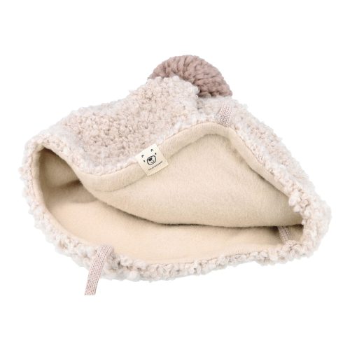 Winter-Plüschmütze mit Bommel