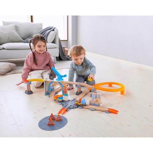 Kugelbahn Kullerbü ? Spielbahn Große Baustelle