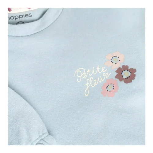 Sweatshirt Volant Blumen