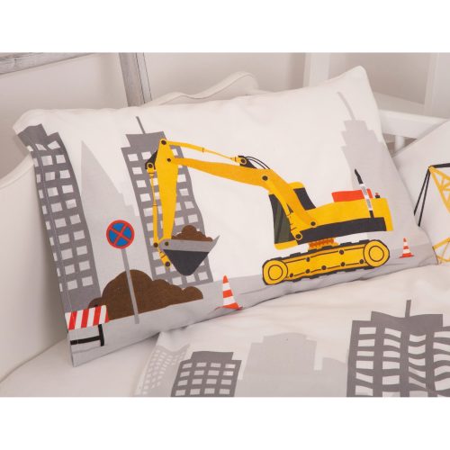 undefined, Herding Renforcé Kinder-Wendebettwäsche Baustelle